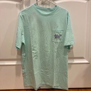 Vineyard Vines Men new w/ tags mint green short sleeve pocket t-shirt size large
